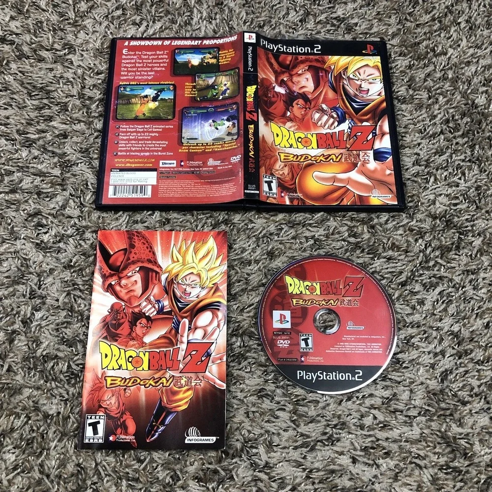 Dragon Ball‎ Z: Budokai (Sony PlayStation 2, PS2) CIB Manual TESTED